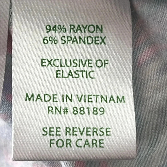 Lilly Pulitzer Lana Off-The-Shoulder Top Maldives Green Turtle Wave Size XLarge - Picture 13 of 15